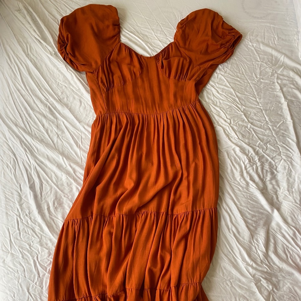 Burnt Orange Dress